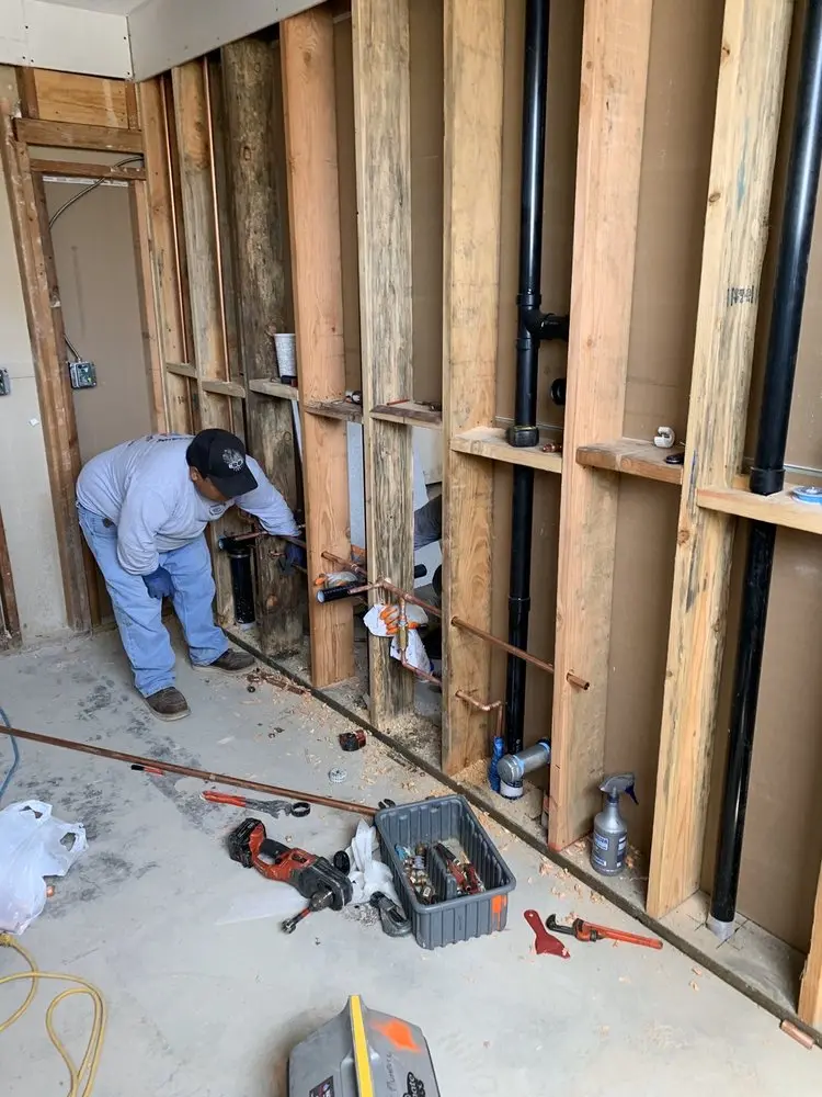 Commercial rough-in plumbing for Water Heater Replacement in Radnor - Fort Myer Heights